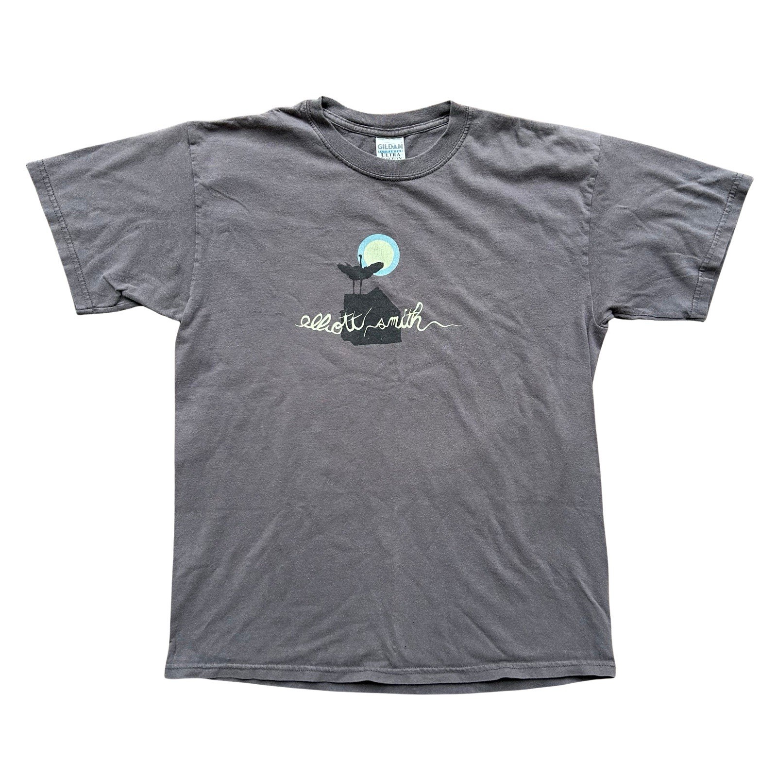 Vintage Elliott Smith 2004 From A Basement On A Hill Album Promo Shirt RARE