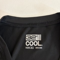 32 Degrees Cool T-Shirt Men’s Medium Black Short Sleeve Lightweight Active
