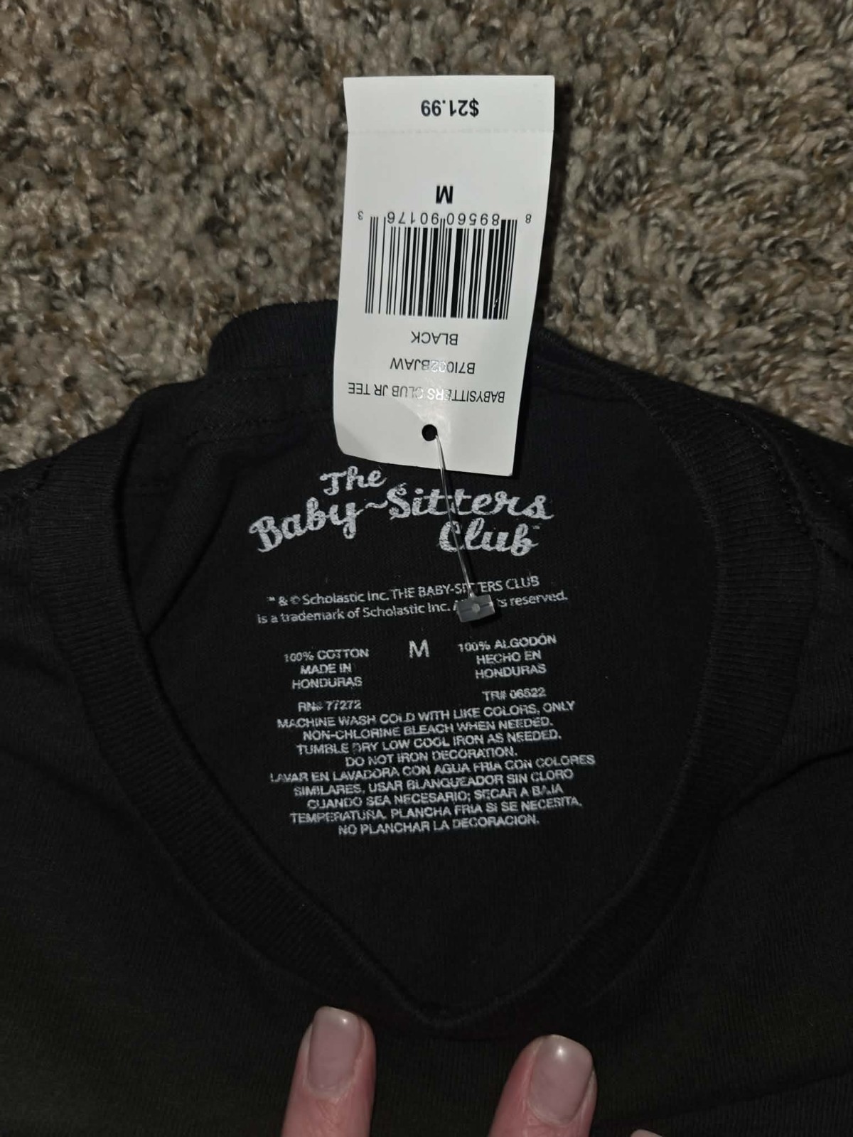 Babysitters Club Kristy’s Great Idea Men’s Medium Shirt Apple Paperbacks gallery