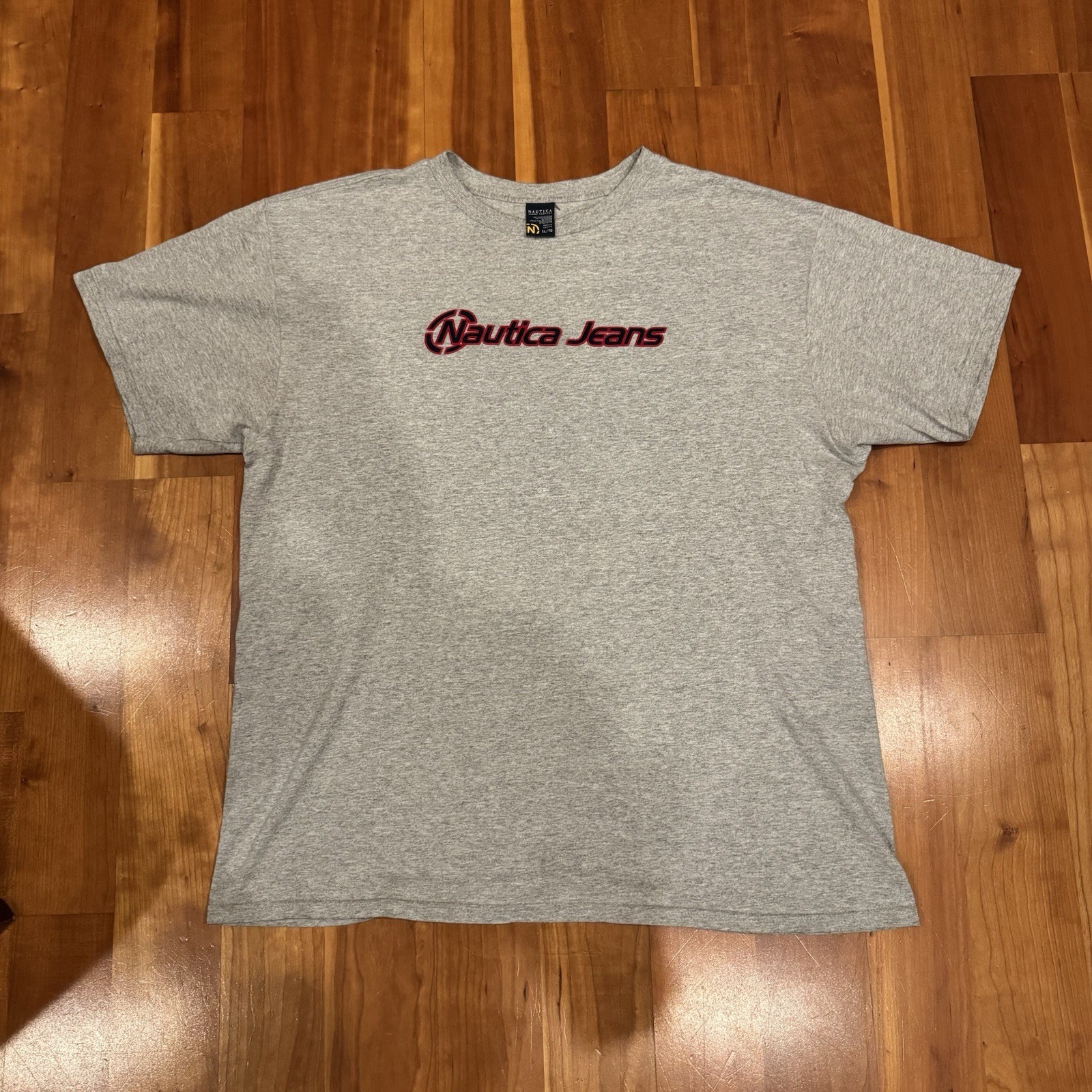 Vintage Y2K Nautica Jeans Gray Tee Size XL gallery