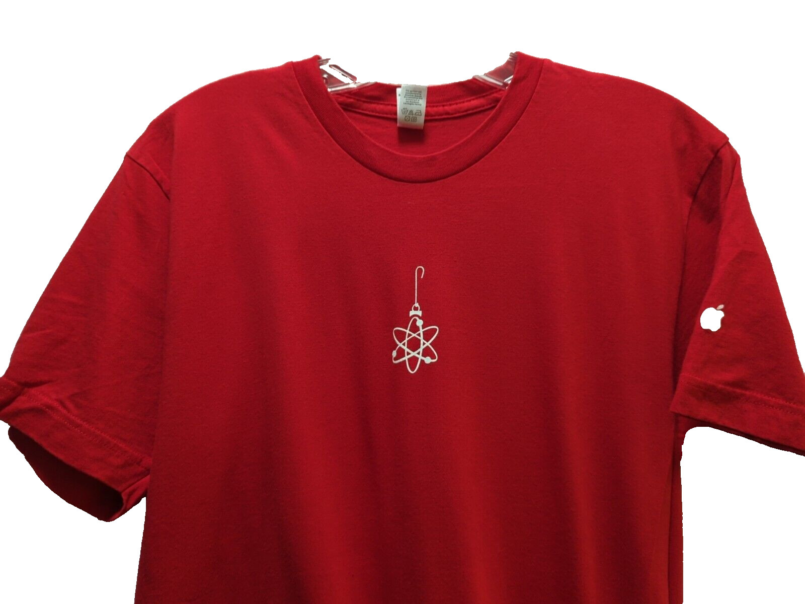 Apple Store Employee T shirt Tech The Halls Medium Christmas Red men women gallery