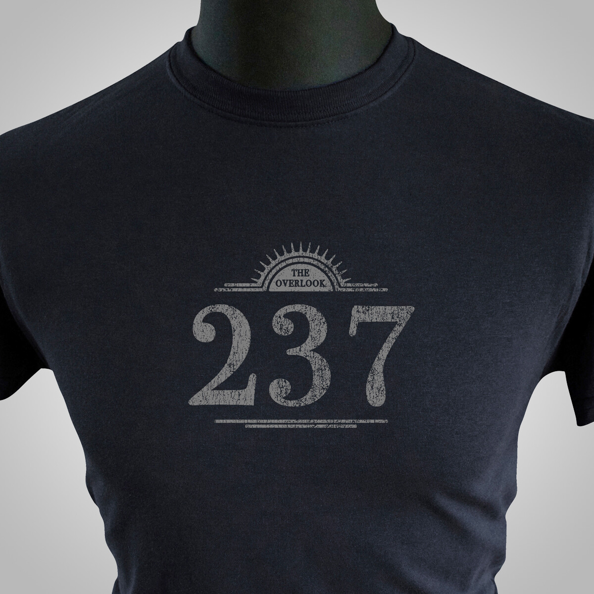 Room 237 T Shirt Retro Movie Horror Shining Overlook Hotel King Kubrick Black