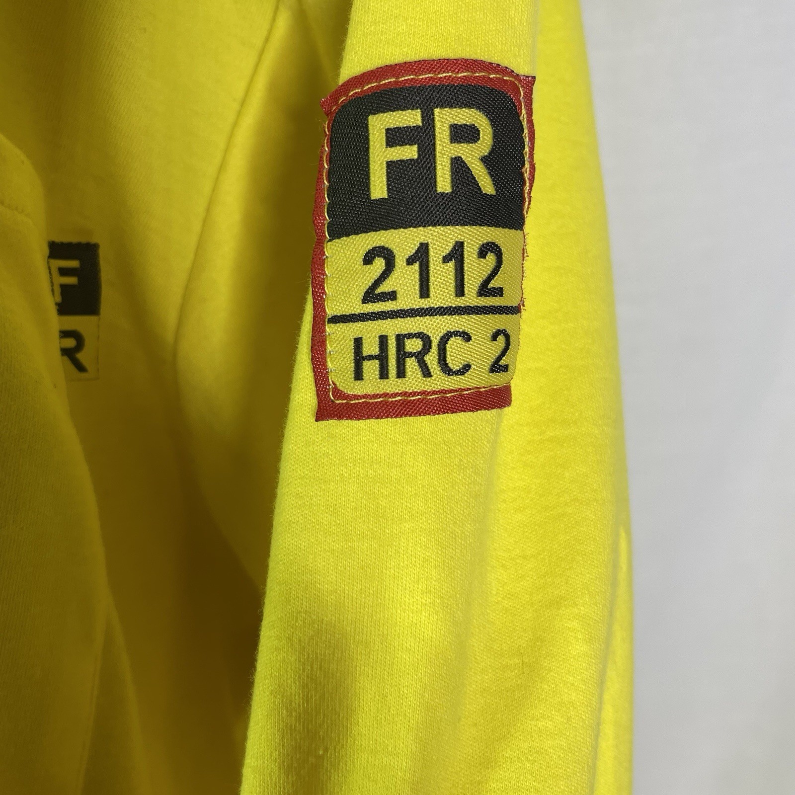 Just In Trend 3XL Men’s Safety Yellow FR Long Sleeve T-Shirt 100% Cotton gallery