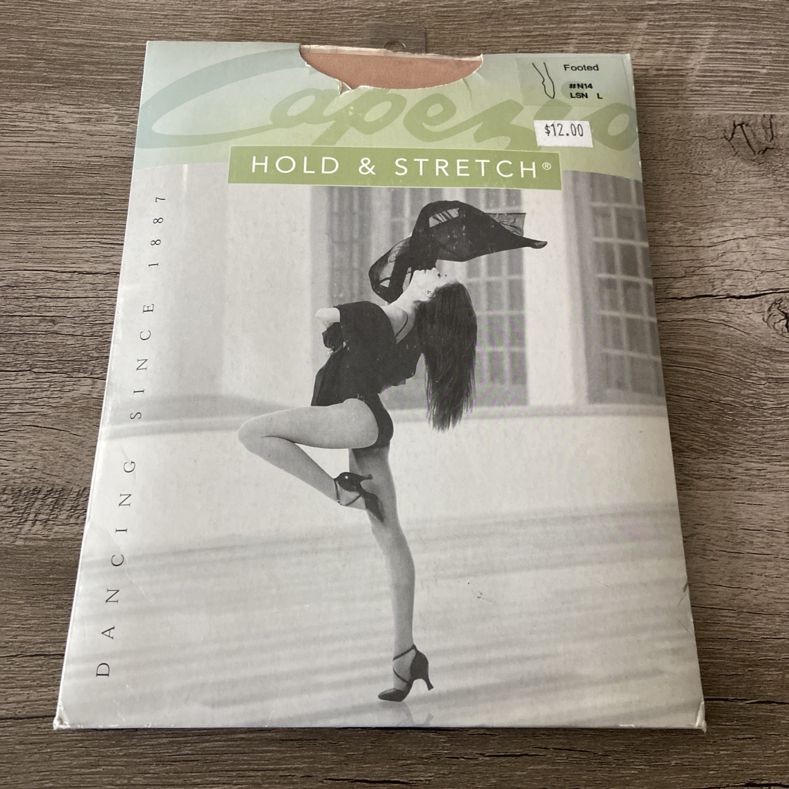 Women's Hold & Stretch Footed Tight Light Suntan Large gallery