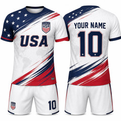Personalized USA 2026 Soccer Jersey, Custom Name Number America Shirt (S-5XL)