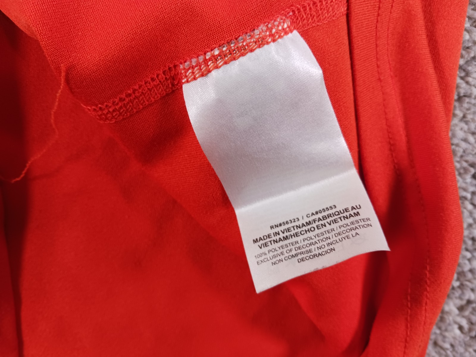 Nike Dri Fit Medium Mens Short Sleeve T-Shirt BG Recreation & Wellness Orange gallery