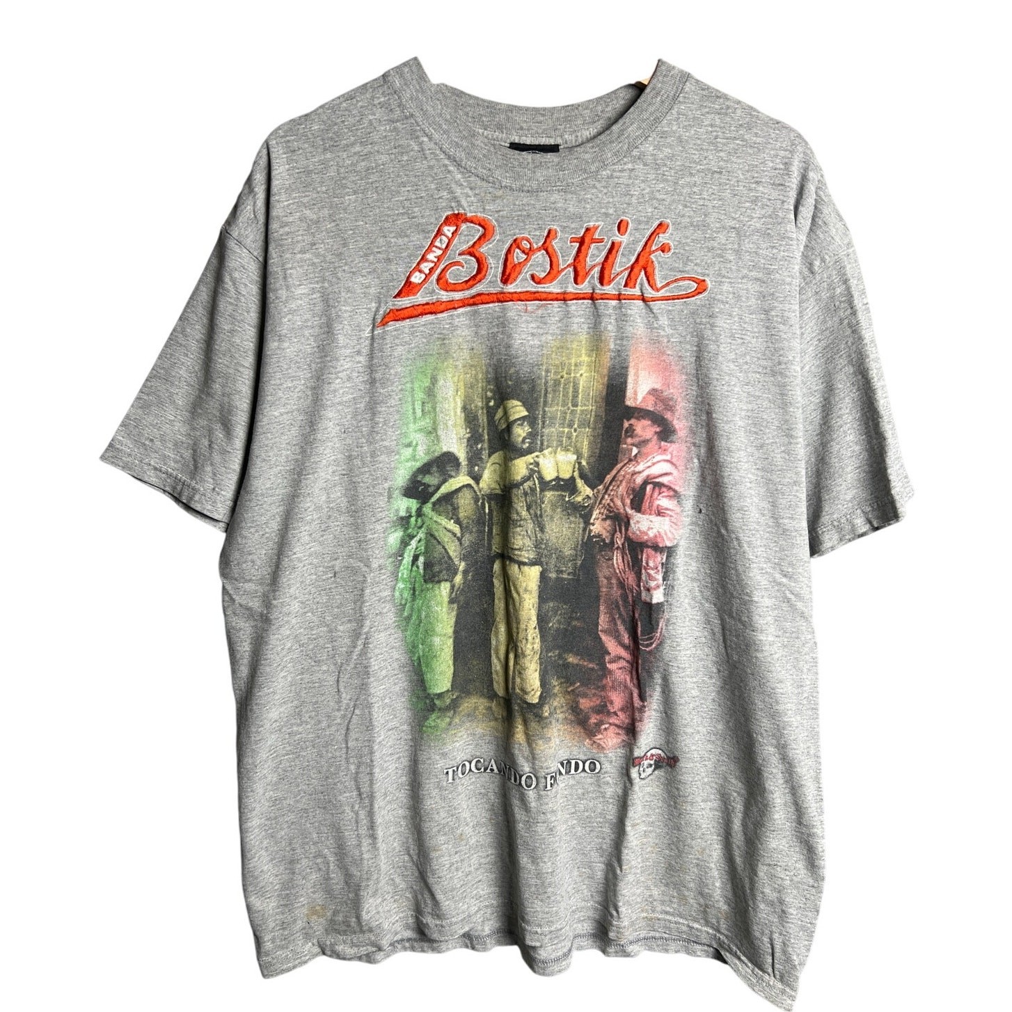 Banda Bostik Tocando Fundo Rock & Death Size XL Graphic Shirt
