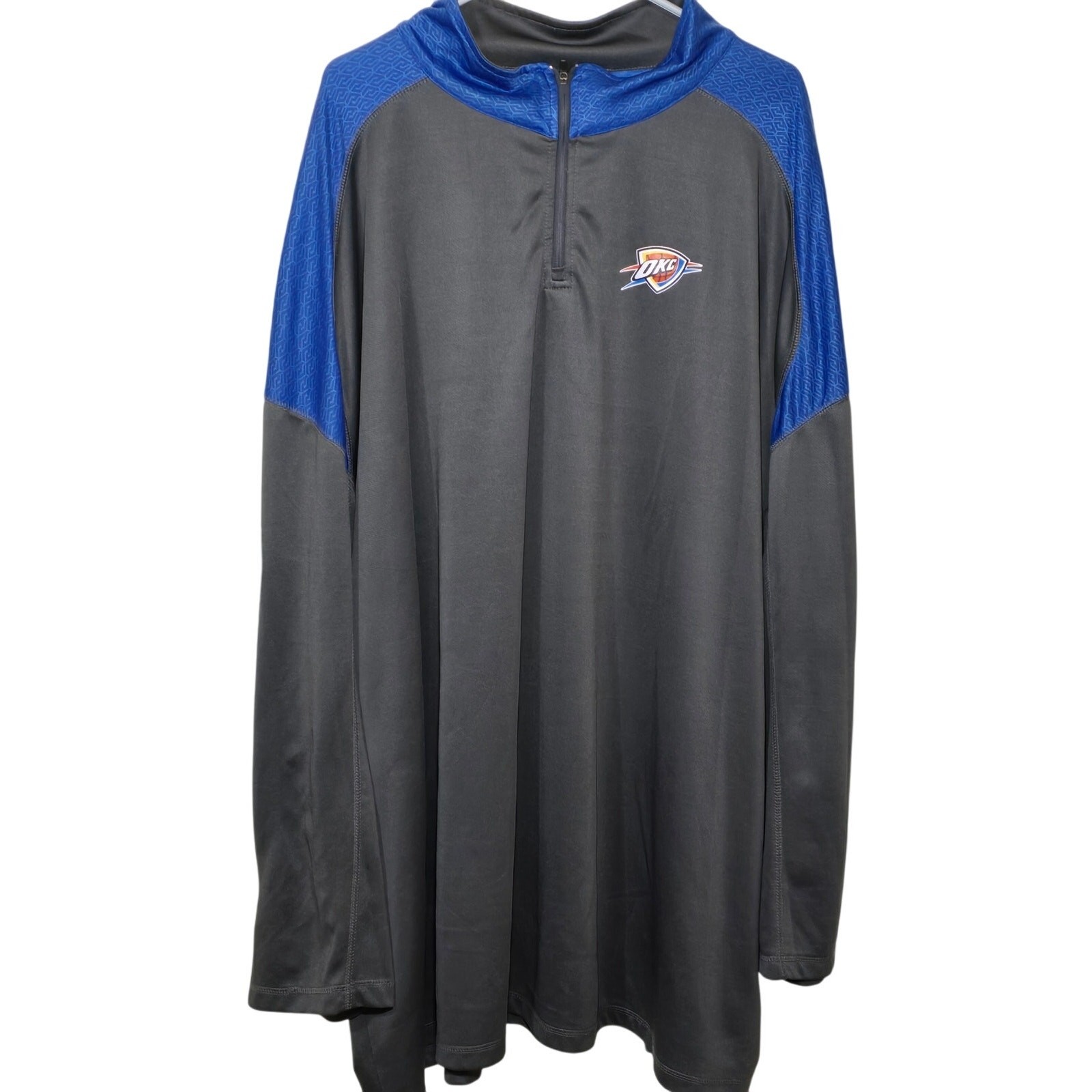 NBA Okc Thunder 1/4 Zip Lightweight Pullover Pristine Size 6X Basketball gallery