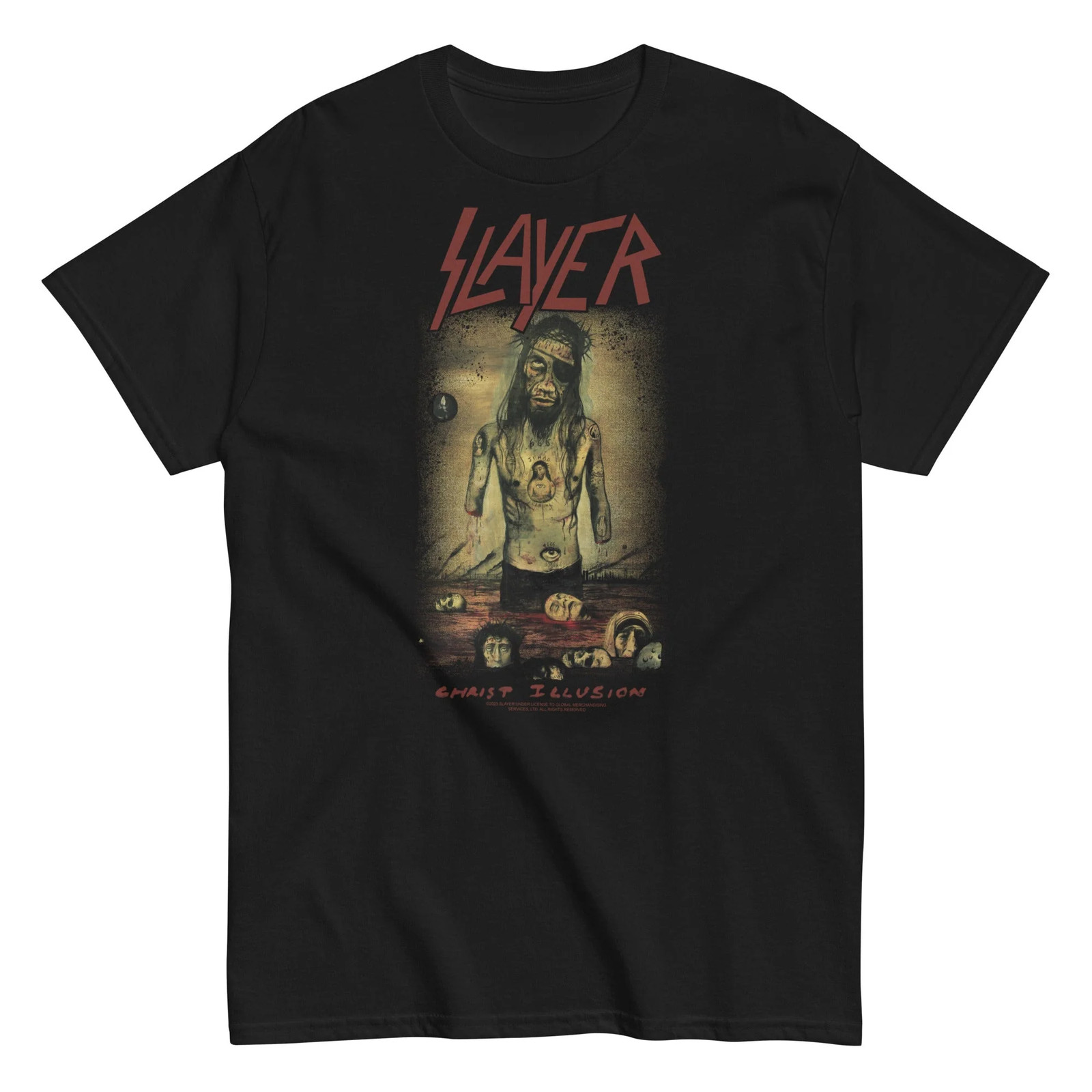 Slayer Mens Christ Illusion T Shirt Black gallery