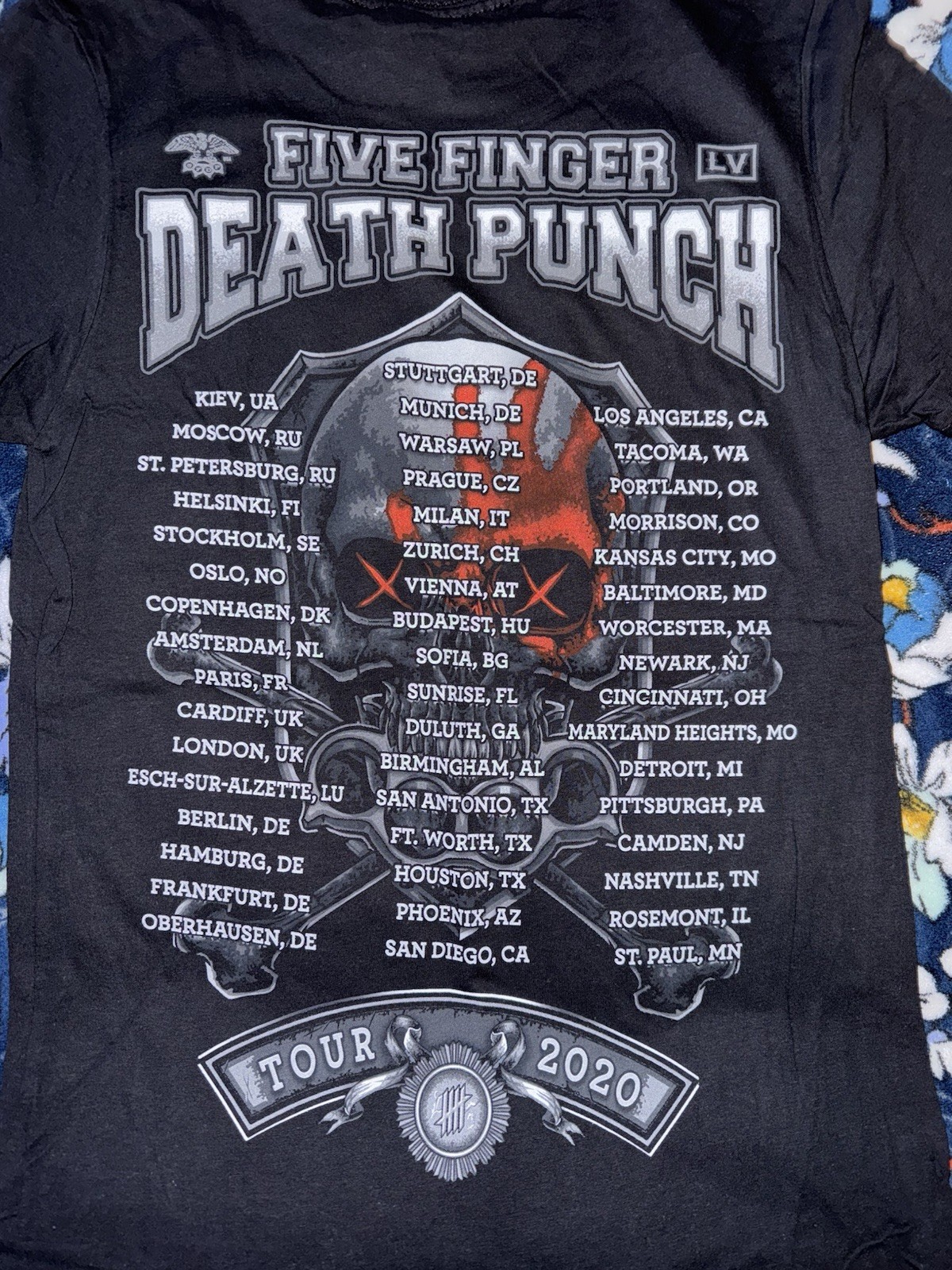 Five Finger Death Punch Metal Band Music T-Shirt Small Black Tour gallery