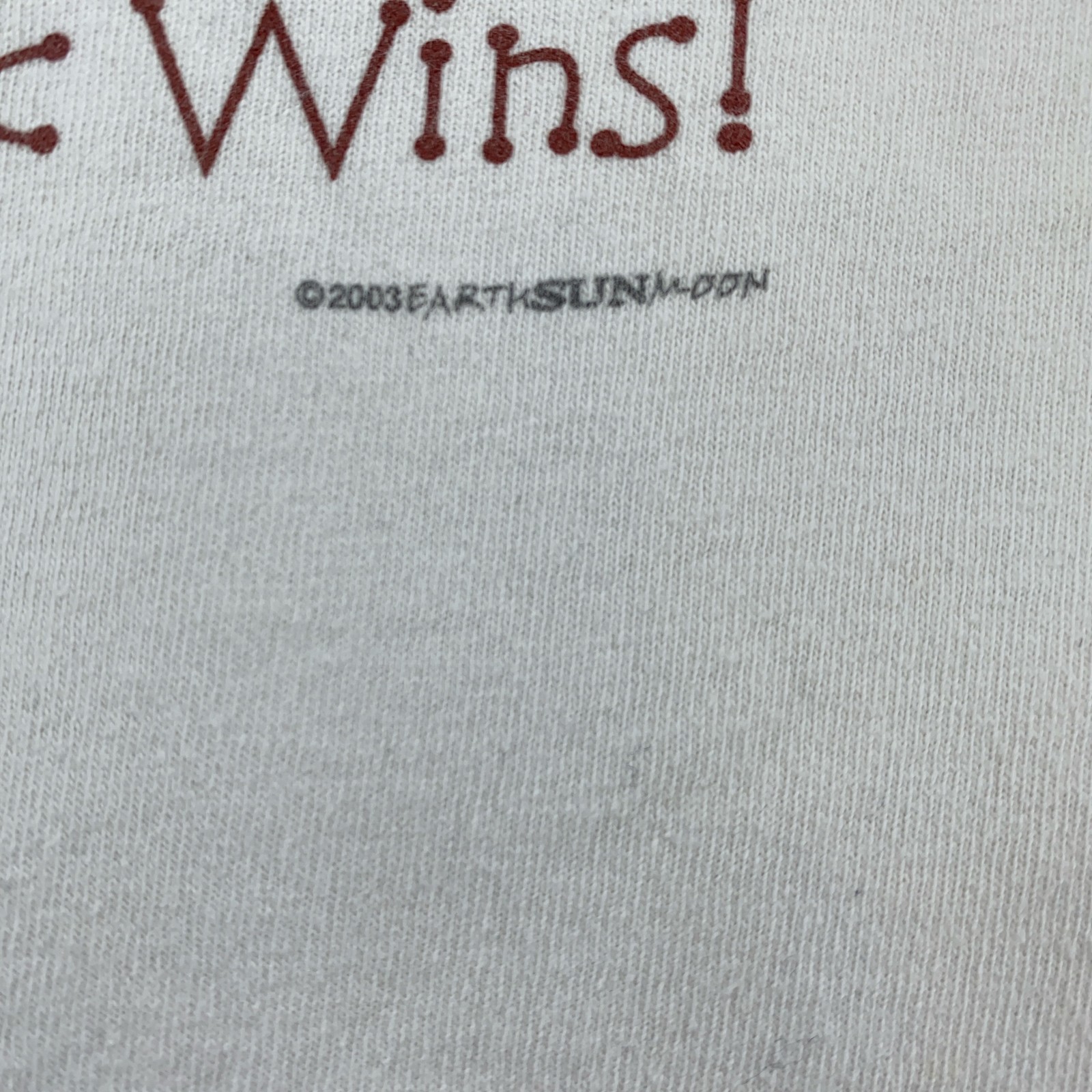 Vtg Quilt Shop She Who Dies With Most Fabric Wins! Shirt Large Craft Sewing Joke gallery