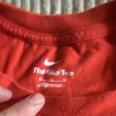 Nike The Nike Tee Men’s Red Graphic Logo T-Shirt XL Short Sleeve Crew Neck