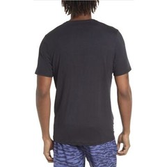 Zella Crewneck Micro modal Spandex Short Sleeve Men T-Shirt Black Size XL
