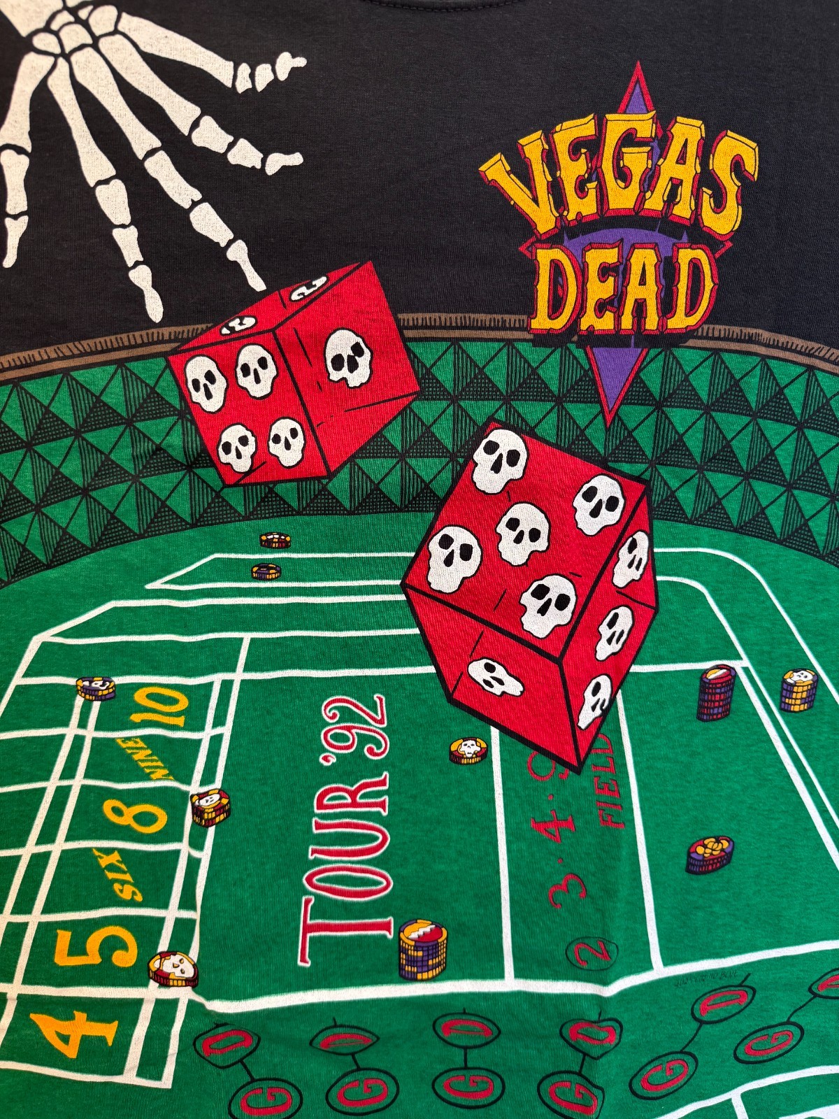 Liquid Blue 1992 Vegas Dead grateful dead tshirt gallery