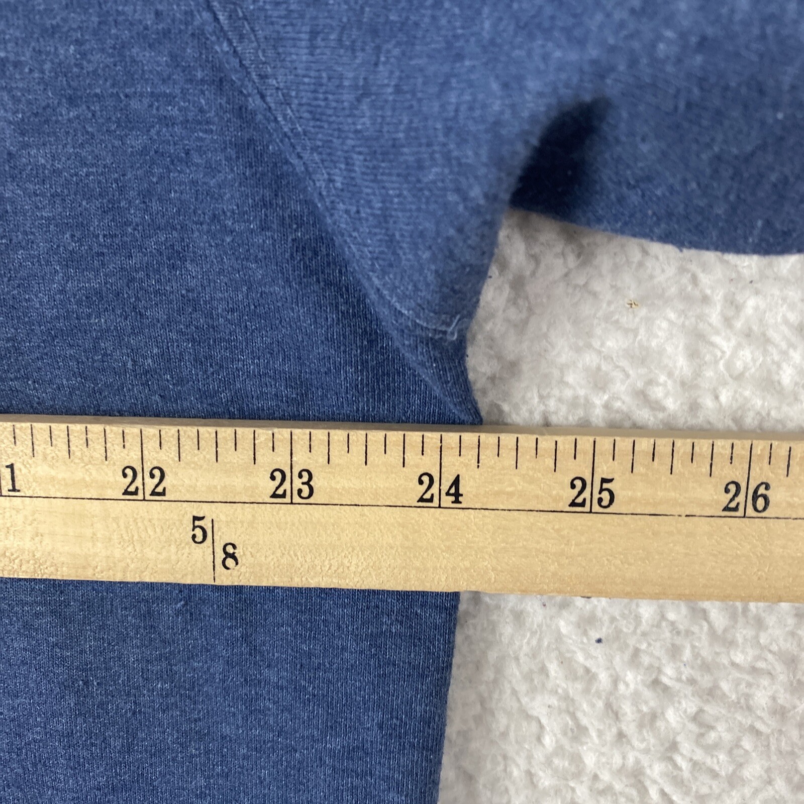 Carhartt T-Shirt Men L Blue Loose Fit Heavy Short Sleeve Work Spellout TK0195-M gallery