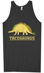 Tacosaurus Dinosaur Taco Men’s Tank Top Fun Birthday Gift
