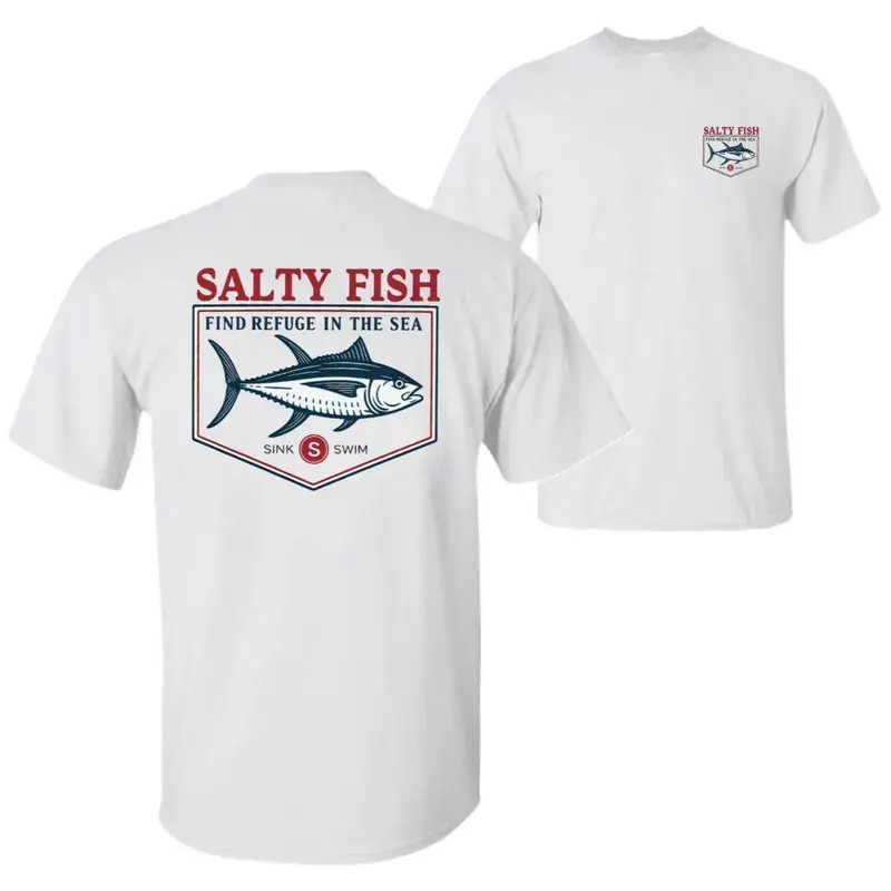 Saltwater Fishing T-Shirt, Offshore Ocean Angler Graphic Tee gallery