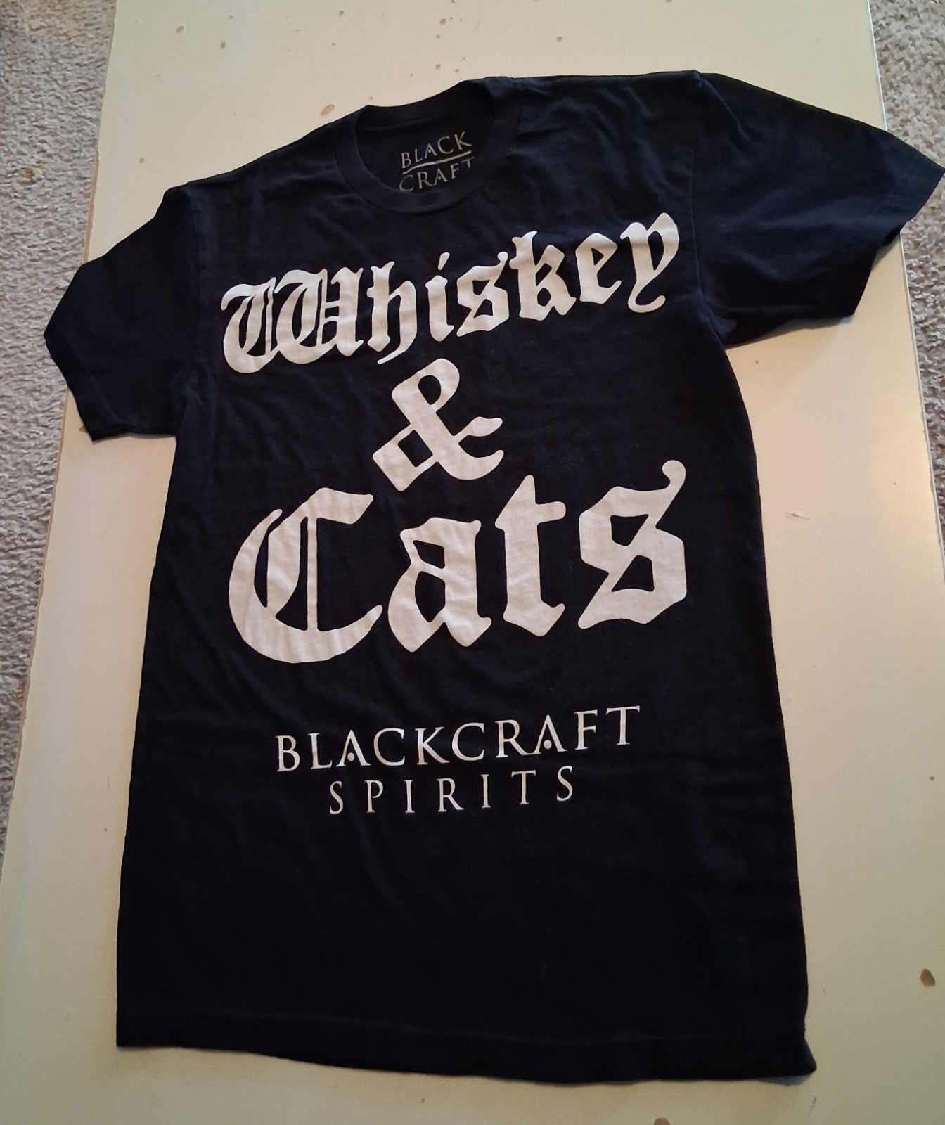 Blackcraft Spirits Whiskey & Cats XS Tee Shirt - Black Craft Cult gallery