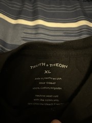 Truth Theory “be True To Yourself” Graphic Tee Size XL