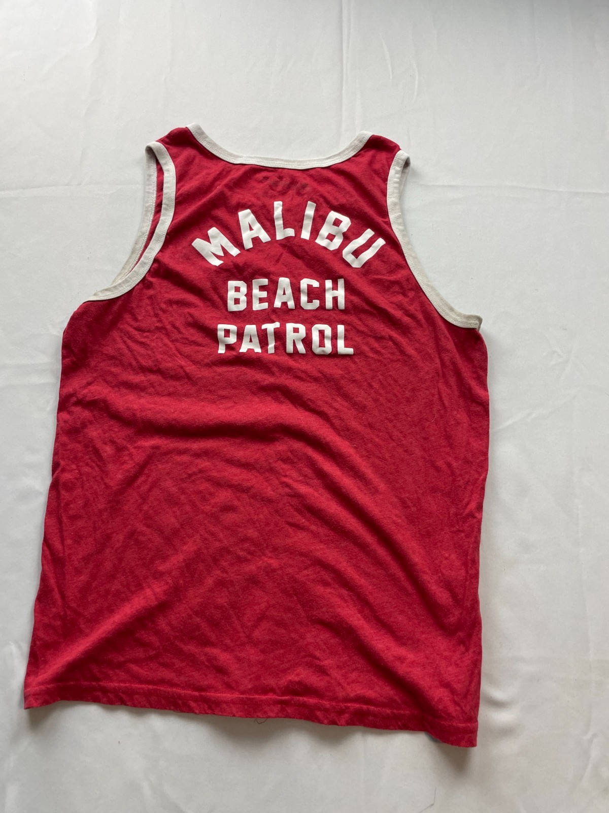 Baywatch Tank Top Womens Red Malibu Beach Patrol Sleeveless Summer Scoop Neck gallery