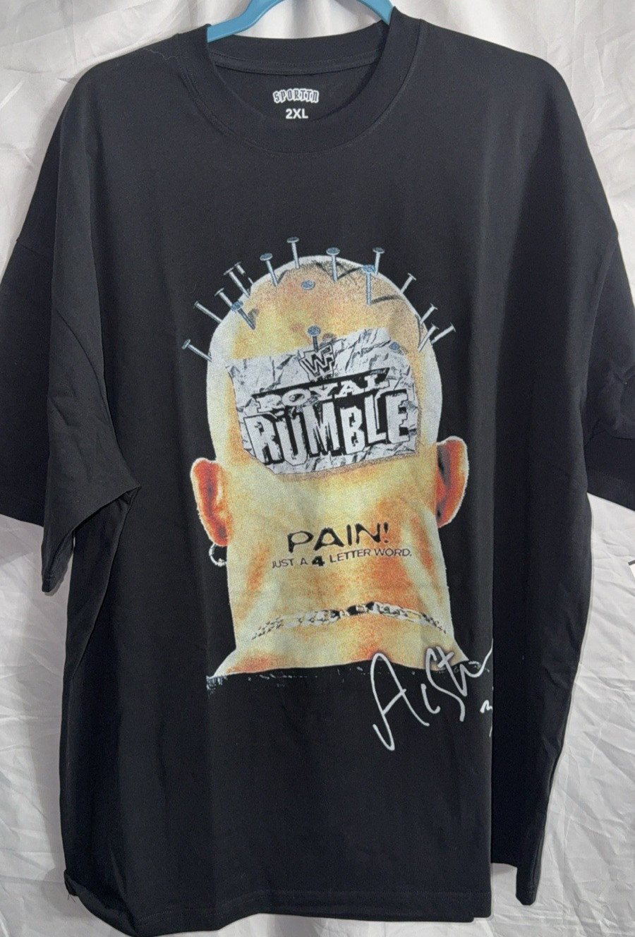 SPORTTN STONE COLD ROYAL RUMBLE SHIRT SIZE 2X REPRINT PRE OWNED gallery