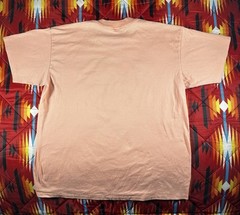 Vintage 90’s Oneita Nature Shells Ocean T-Shirt XL Single Stitch USA Made Pink