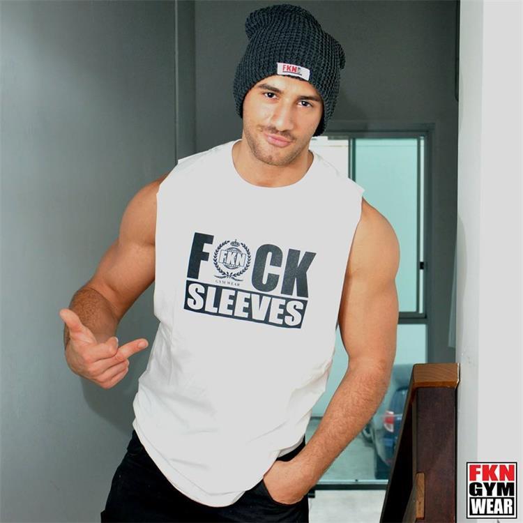 Men Fitness Bodybuilding cotton Tank Top Vest sleeveless shirt muscle undershirt gallery