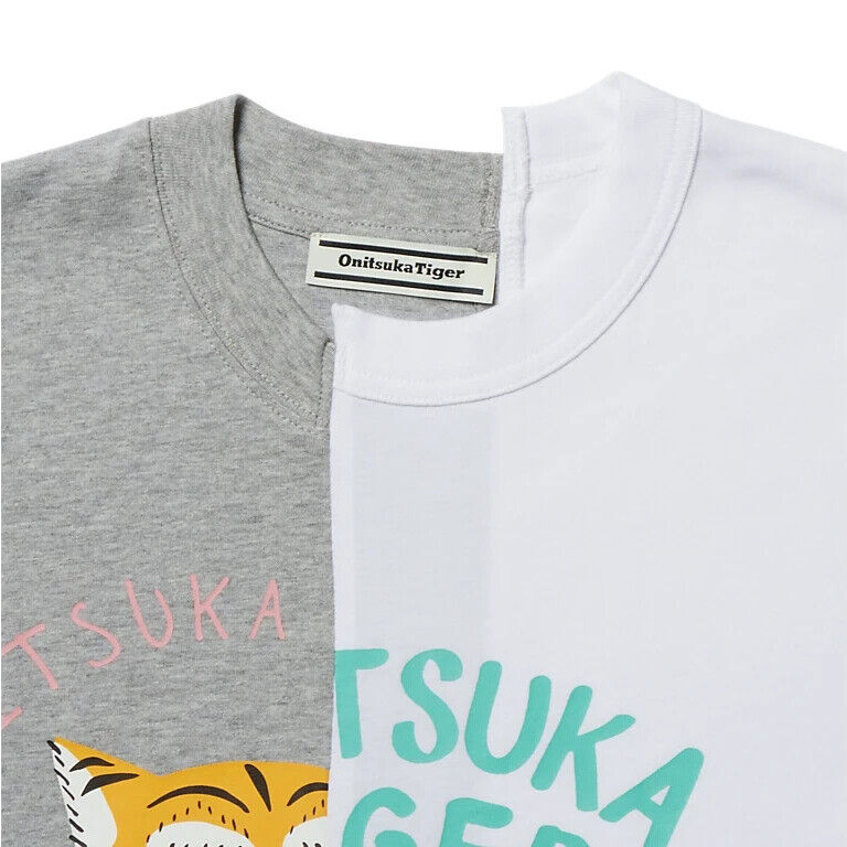 Onitsuka Tiger GRAPHIC TEE Cotton Asymmetrical Remake Style 3 Colors JAPAN NEW gallery