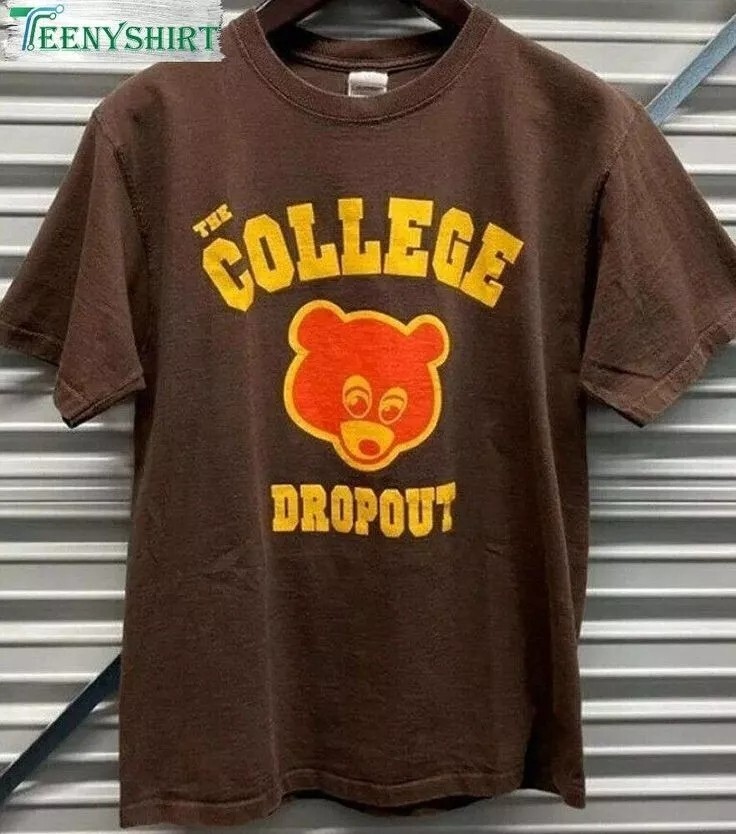 Kanye West The College Dropout Dark Chocolate T shirt Reprint S-5XL Men Women gallery