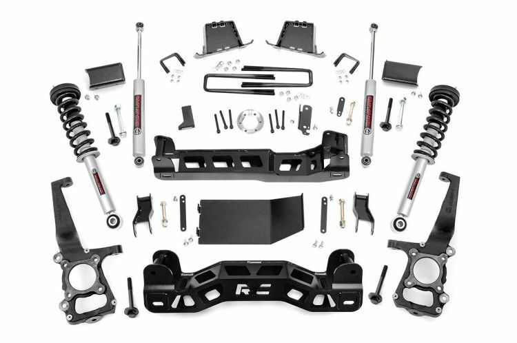 Rough Country 6″ Lift Kit with N3 Struts and N3 Shocks for 09-10 Ford F150 4WD