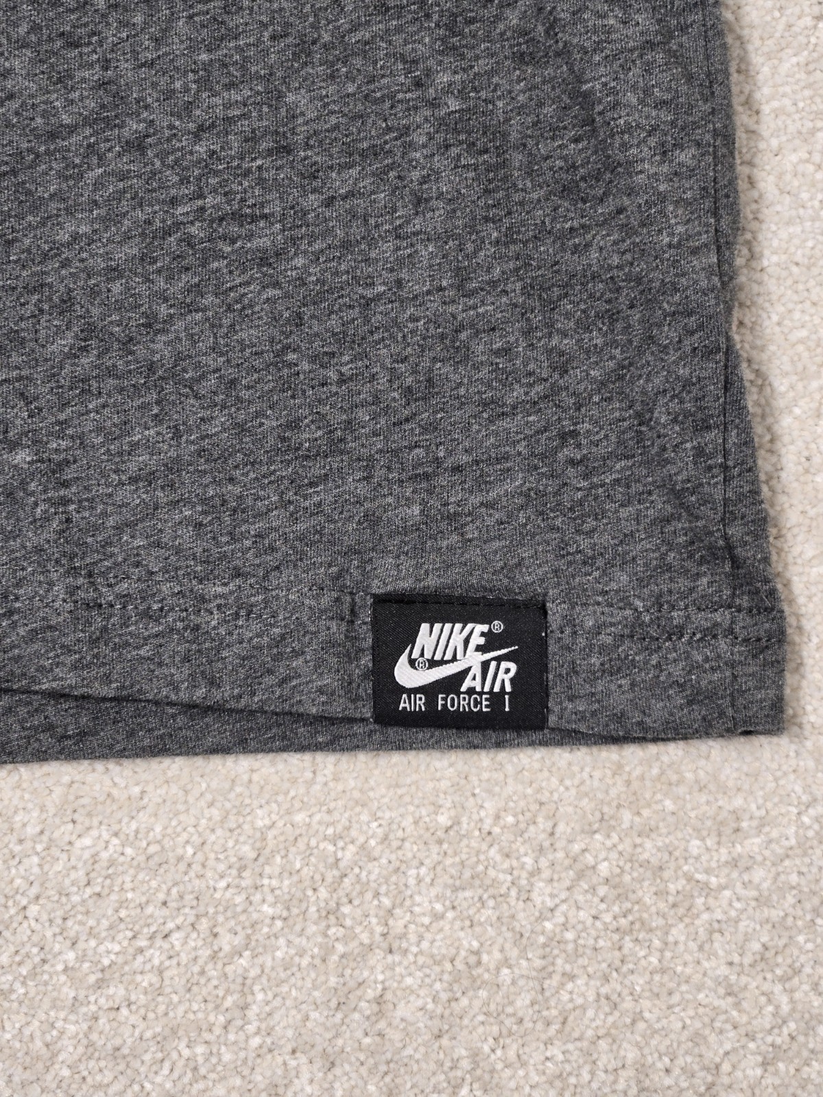 Nike shirt Airforce 1 mens Large short sleeve Gray red white blue usa gallery