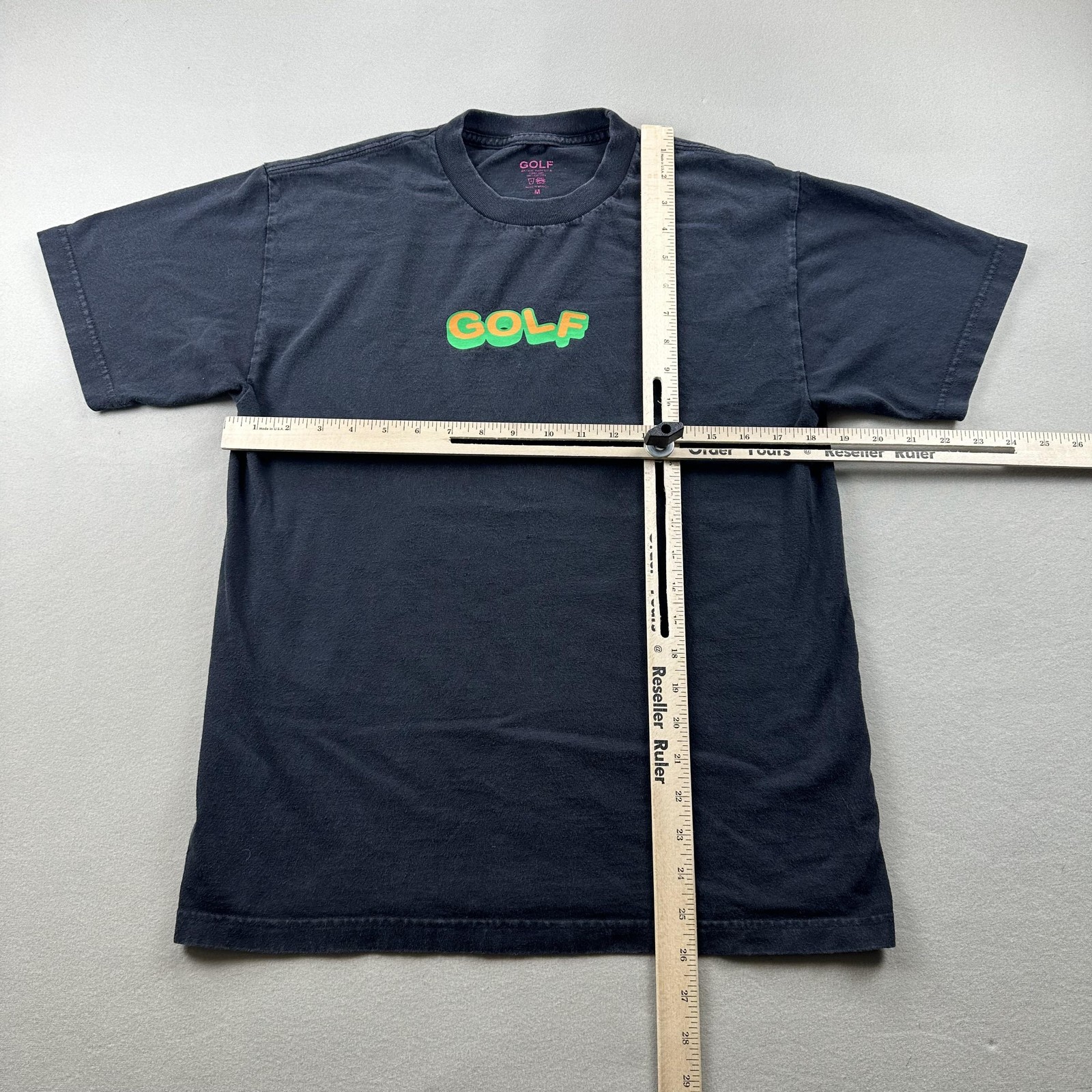 Golf Wang T-Shirt Mens Medium Black 3D Bubble Logo Tyler The Creator Odd Future gallery