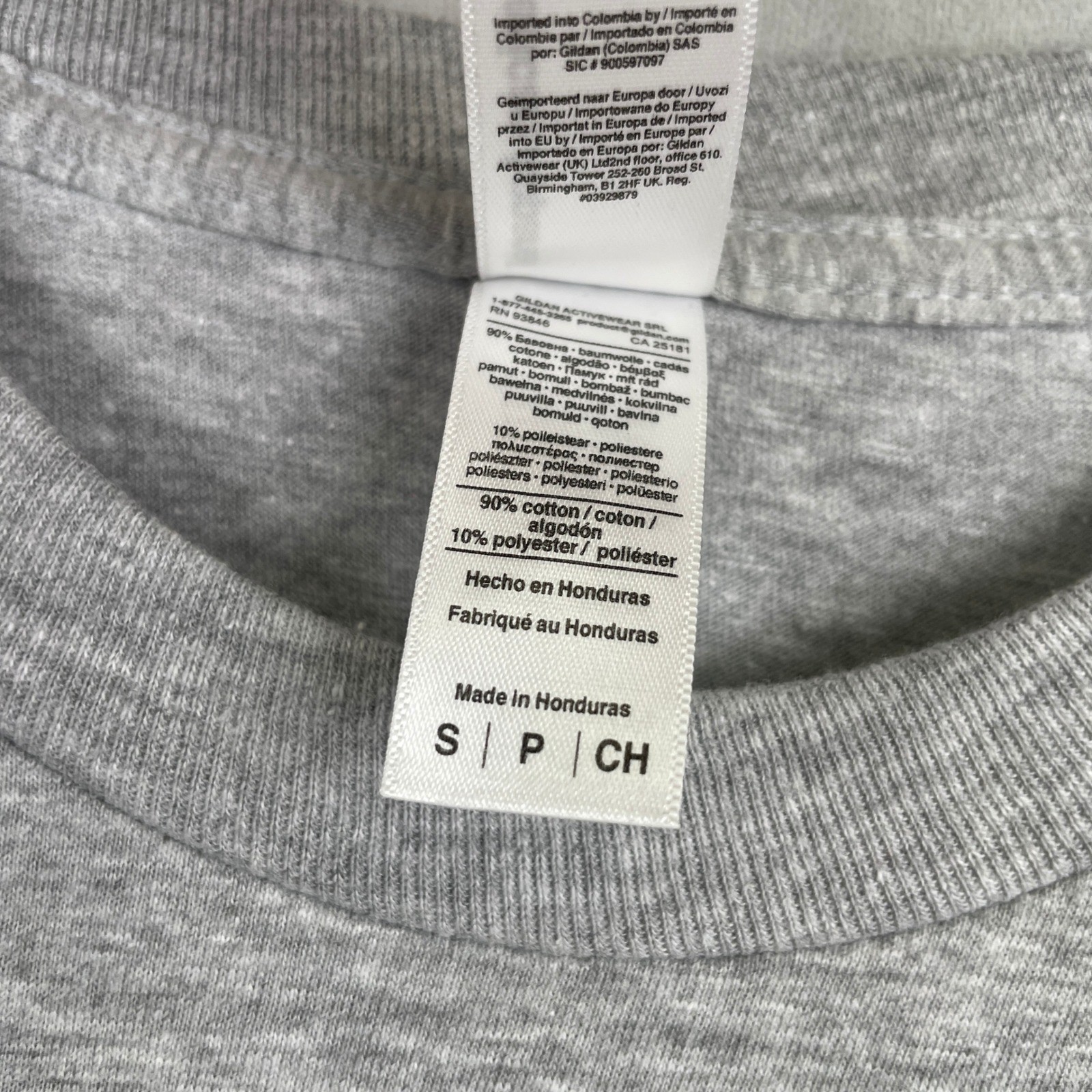 American Apparel Mens S Heather Grey Crew Neck Short Sleeve T-Shirt Cotton Norm gallery