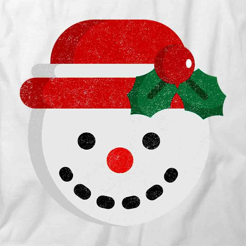 SNOWMAN TShirt Tee Short-Sleeved Cotton HOLIDAY CLOTHING S1WCA173 gallery