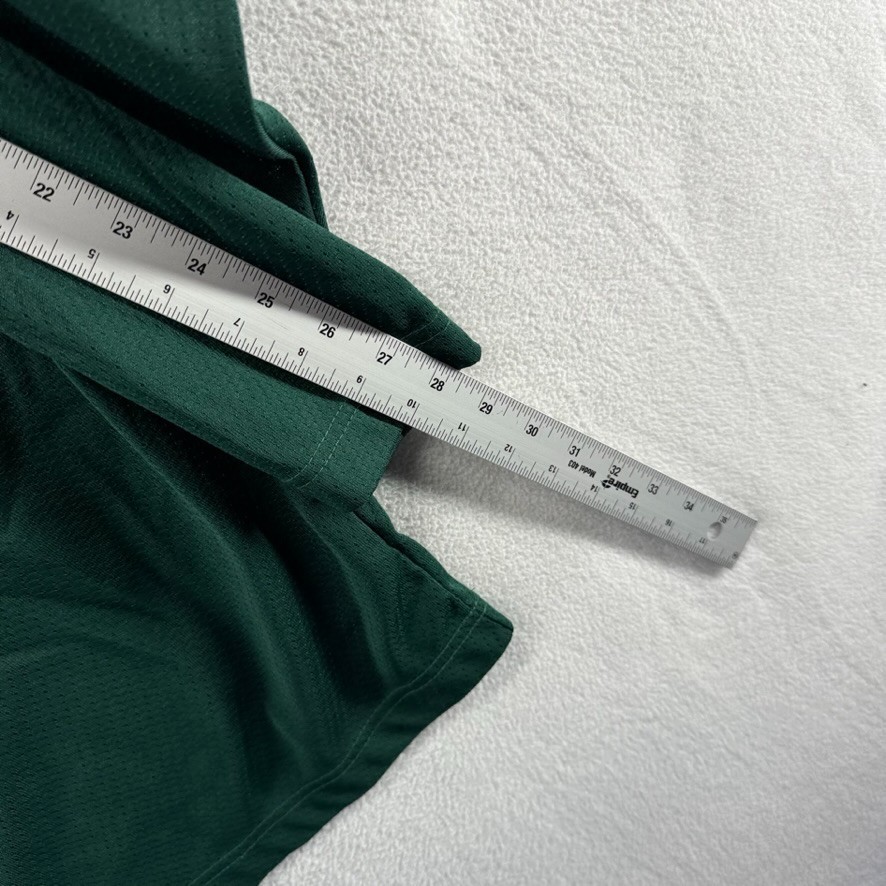 Vintage CCM Hockey Jersey Mens 2XL Green Blank Front Training 45 Long Sleeve 90s gallery