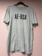 Men’s American Eagle Light Blue Graphic T Shirt Size L