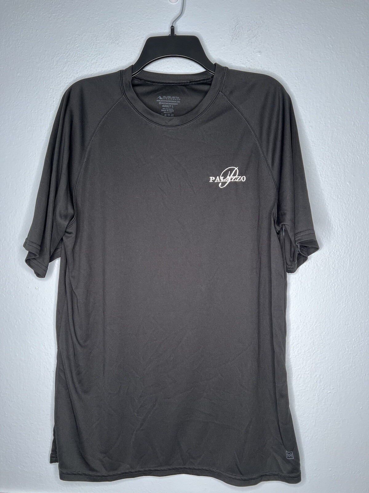 Palazzo Las Vegas Mens Large Performance T Shirt Black Logo Casino Gambling gallery