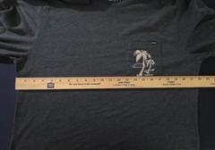 Chubbies Mens Large The Relaxer Blue Weekend Arrived Pocket Graphic Long T Shirt