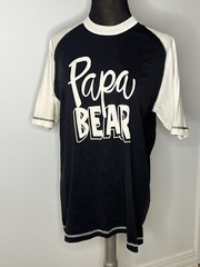 Mens Lazy Ones, New With Tags, Size Small, Papa Bear, Pajama Shirt