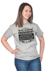 The Second Amendment Constitutional Right Womens or Mens Crewneck T Shirt Tee