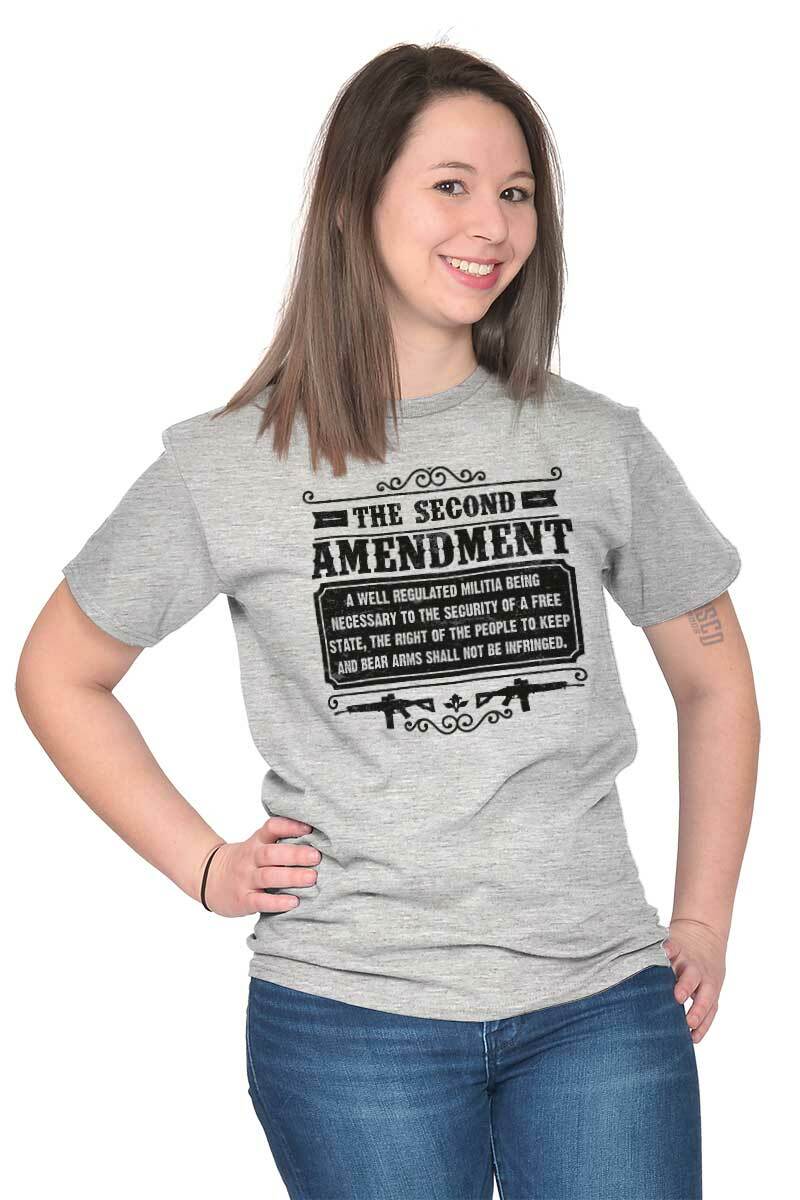 The Second Amendment Constitutional Right Womens or Mens Crewneck T Shirt Tee gallery