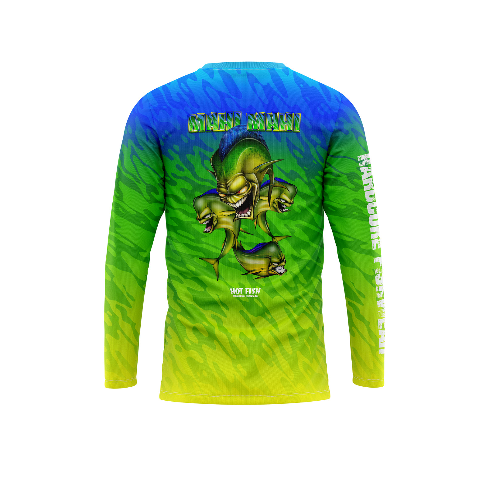 HOT FISH MAHI MAHI - Men’s Long Sleeve Fishing Shirt – UPF Protection gallery