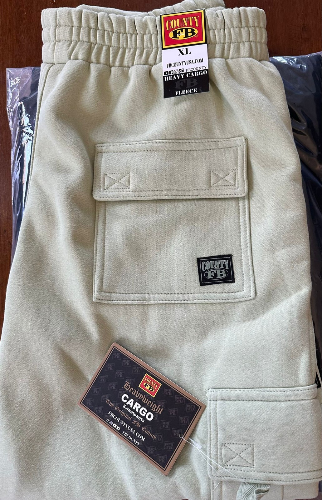 FB County Baggy Heavyweight Cargo Pink Sweatpants Pant Pants Fleece gallery