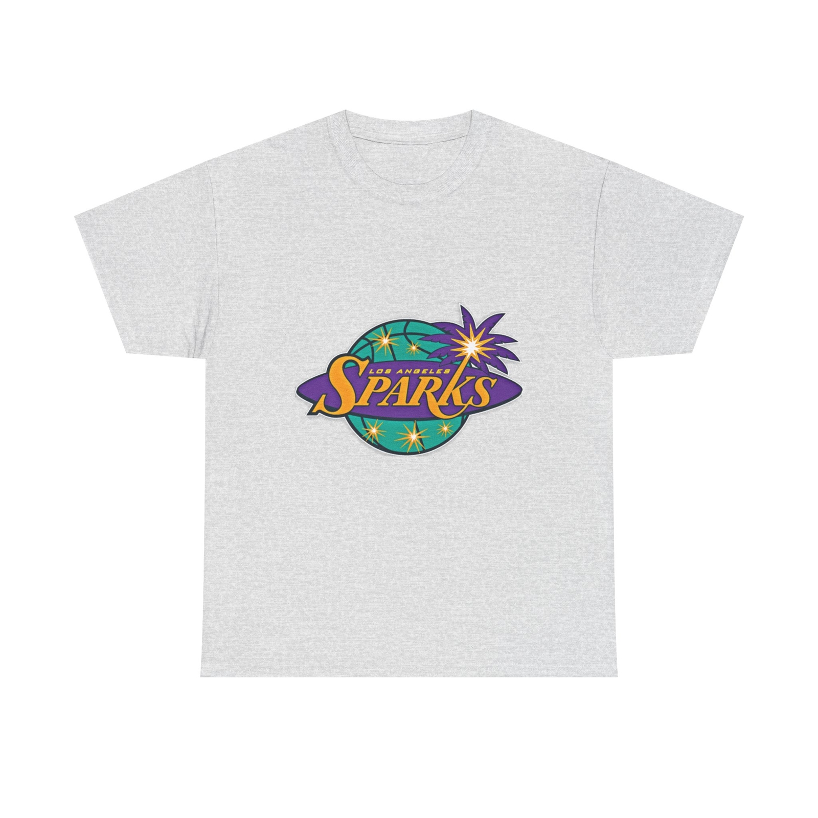 Los Angeles Sparks Unisex Heavy Cotton Tee - LA Sparks Basketball Fan Shirt gallery