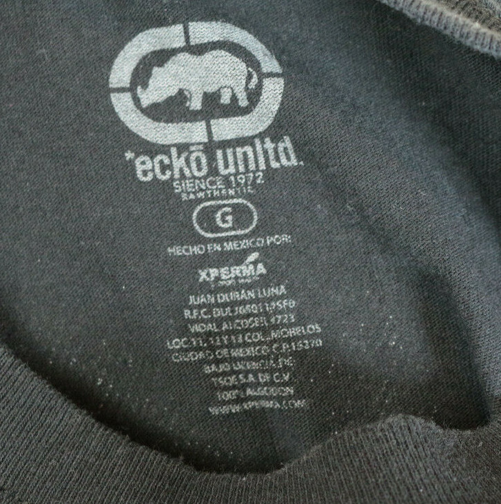 Echo Unlimited Mens Shirt Large Graphic Black Cotton Defined by Design Rhino gallery