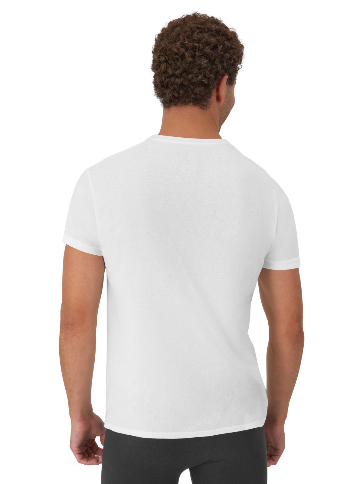 Hanes 6-Pack Tee Men's Crew T-Shirt Soft and Breathable White gallery