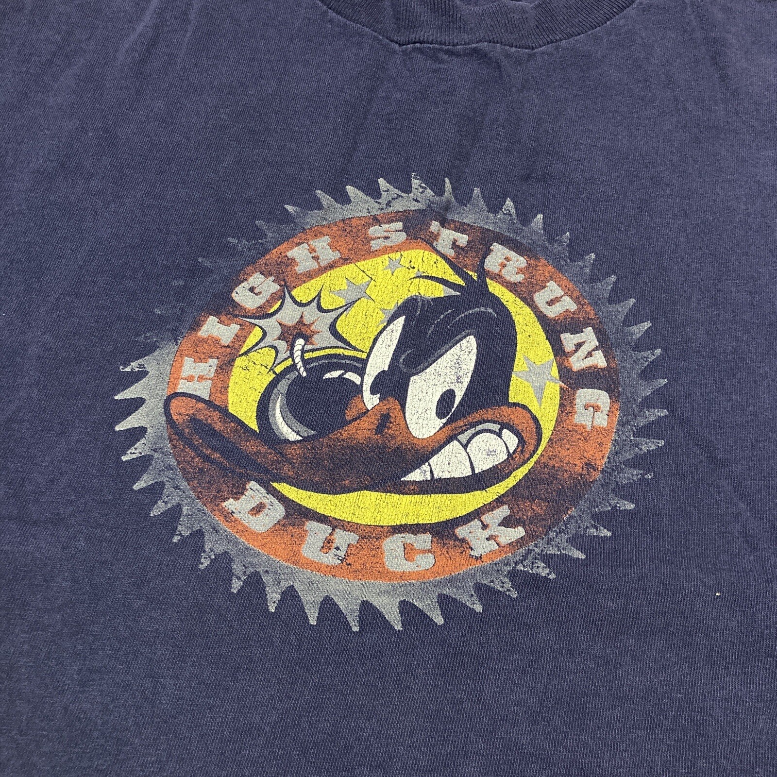 Looney Tunes Shirt M 90s 00s Y2k Daffy Duck Bomb High-strung Cartoon Tee gallery