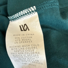 VRST men’s essential pocket blue green cotton stretch shirt size S NWT