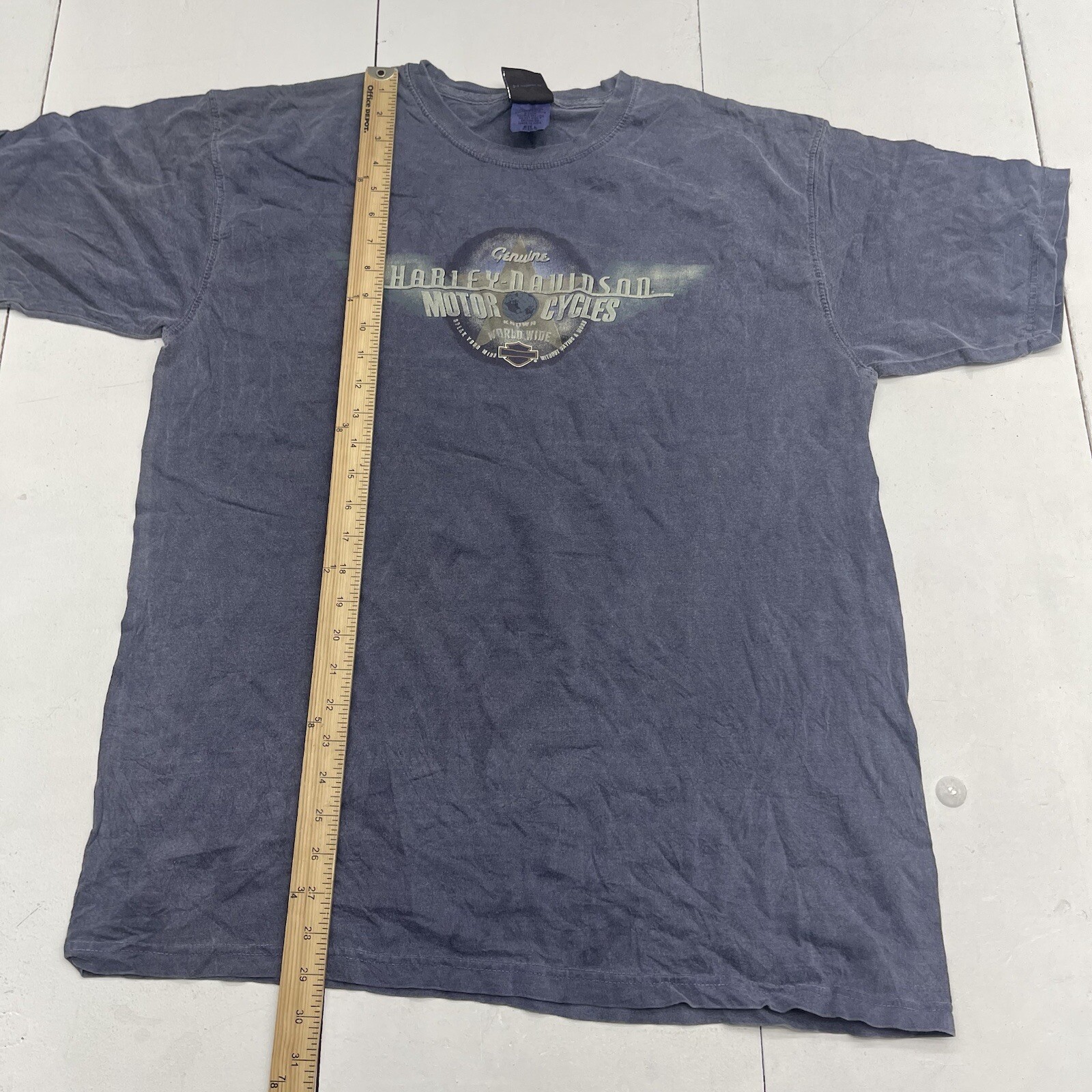 Harley Davidson Grand Canyon Sedona AZ Blue T Shirt Mens Size Large gallery