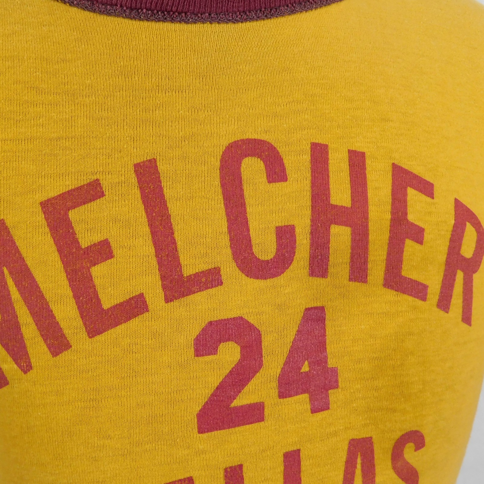 Vtg Mens S Double Face 70s Phys Ed Gym Lined Reversible Varsity T-shirt A gallery
